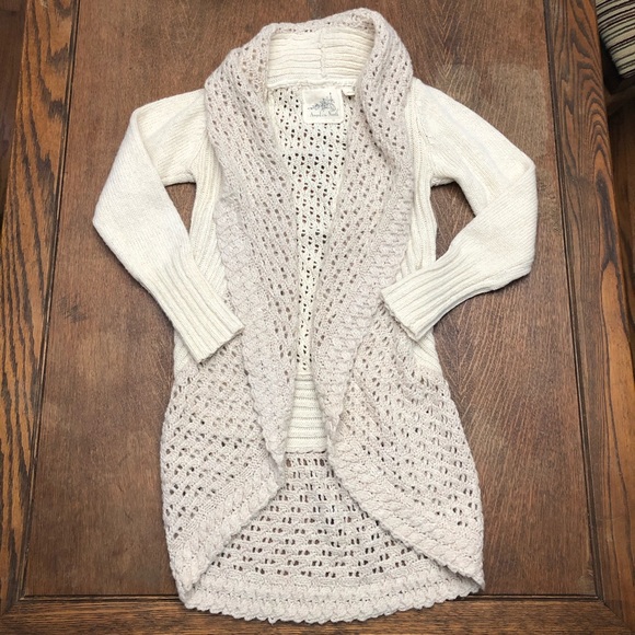 Anthropologie Sweaters - Anthropologie Angel of the North Cream Cardigan